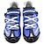 ieftine Încălțăminte de Ciclism-SIDEBIKE Adulți Papuci de Ciclism cu Pedale &amp; Crampoane Pantofi de Cursieră Nylon Căptușire cu Perne Ciclism Alb / negru / albastru Bărbați Pantofi de Ciclism / Microfibră PU sintetică