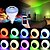 cheap LED Smart Bulbs-Smart E27 RGB Wireless Bluetooth Speaker Bulb 12W Music Playing Dimmable Audio with 24 Keys Remote Control