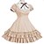 cheap Lolita Fashion Costumes-Maid Costume Princess Gothic Lolita School Lolita Ruffle Dress Prom Dress Women&#039;s Girls&#039; Cotton Japanese Cosplay Costumes Black / Red / Blue Vintage Cap Sleeve Short Sleeve Knee Length