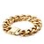 tanie Men&#039;s Bracelets-Men&#039;s Women&#039;s Chain Bracelet Box Chain Luxury Classic Dubai Hip Hop Gold Plated Bracelet Jewelry Gold For Wedding Daily