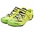 abordables Zapatos de ciclismo-SIDEBIKE Adulto Zapatillas de ciclismo con pedal y cala Calzado para Bicicleta de Carretera Fibra de Carbono Transpirable Amortización Utra ligero (UL) Ciclismo Verde / amarillo Hombre Zapatillas