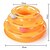 cheap Cat Toys-Cat Ball Tracks Cat Teasers Cat Kitten Scratch Pad Plastic Gift Pet Toy Pet Play