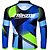 cheap Men&#039;s Clothing Sets-21Grams Men&#039;s Long Sleeve Cycling Jersey with Tights Winter Summer Spandex Blue Bike Clothing Suit UV Resistant Anatomic Design Quick Dry Moisture Wicking Breathable Sports Graphic Mountain Bike MTB