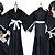 baratos Fantasias Anime-Inspirado por Bleach Ichigo Kurosaki Rukia Kuchiki Anime Fantasias de Cosplay Japanês Ternos de Cosplay Calças Cinto Capa de Kimono Para Homens Mulheres