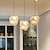 Недорогие Островные огни-15-сантиметровый светодиодный подвесной светильник, одиночный дизайн, элегантный стеклянный кубик льда, мини-скандинавский стиль, 220-240 В
