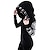 cheap Historical &amp; Vintage Costumes-Plague Doctor Goth Girl Lisa Gothic Punk &amp; Gothic 17th Century Goth Subculture Party Costume Masquerade Hoodie Hoodies Robe Women&#039;s Costume Black Vintage Cosplay Long Sleeve Club Bar / Top / Top
