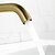 cheap Classical-Bathroom Sink Faucet - Single Brushed Gold Centerset Single Handle One HoleBath Taps