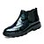 זול מגפיים לגברים-בגדי ריקוד גברים Fashion Boots PU סתיו חורף יום יומי / בריטי מגפיים מגפונים\מגף קרסול כחול / שחור / מגפי צ&#039;לסי / בָּחוּץ / משרד קריירה / מגפיי קרב