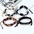 cheap Men&#039;s Bracelets-12pcs Men&#039;s Loom Bracelet Layered Star Statement Stylish Vintage Punk Genuine Leather Bracelet Jewelry Black For Street Gift Festival