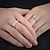 お買い得  指輪-カップルリング バンドリング For 女性用 真珠 パーティー 結婚式 贈り物 チタン鋼 幸福