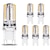 billiga LED-bi-pinlampor-zdm 6st g9 LED-glödlampor 3w 30w halogenekvivalent 250lm 64leds icke-dimbara g9-glödlampor för hushållsbelysning ac220v