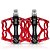 cheap Pedals-Acacia Mountain Bike Pedals Flat &amp; Platform Pedals Sealed Bearing Lightweight Anti-Slip Aluminium Alloy for Cycling Bicycle Road Bike Mountain Bike MTB BMX Red