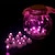 رخيصةأون ديكور وأضواء ليلية-12 قطع الكرة المستديرة أضواء بالون أدى مصابيح مضيئة لفانوس بار عيد الميلاد حفل زفاف الديكور أضواء ورقة فانوس