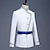 cheap Cosplay &amp; Costumes-Prince Aristocrat Retro Vintage Medieval Coat Pants Outfits Masquerade Men&#039;s Costume White Vintage Cosplay Long Sleeve Party Queen&#039;s Platinum Jubilee 2022 Elizabeth 70 Years Pantsuit / Jumpsuit
