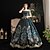 Χαμηλού Κόστους Ιστορικές &amp; Vintage Στολές-Μαρία Αντωνιέτα Ροκοκό Barroco Βικτοριανό Κοκτέιλ Φόρεμα Vintage Φόρεμα Φορέματα Κοστούμι πάρτι Φόρεμα χορού Γυναικεία Σατέν Δαντέλα Στολές Σκούρο πράσινο Πεπαλαιωμένο Μεταμφίεση / Μεγάλα Μεγέθη