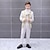 cheap Historical &amp; Vintage Costumes-Prince Aristocrat Retro Vintage Medieval Coat Pants Outfits Masquerade Outerwear Boys Kid&#039;s Costume Hat Vintage Cosplay Party Long Sleeve Pantsuit Coat World Book Day Costumes