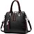 cheap Handbag &amp; Totes-Women&#039;s Zipper PU Tote Leather Bags Solid Color Wine / Black / Yellow