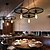 billige Klyngedesign-1-lys 56 cm hengelys hjuldesign lysekrone metallklynge malt finish vintage stil restaurant barlys 110-120v