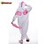 economico Pigiami Kigurumi-Per adulto Pigiama Kigurumi Cookie Anime Costumi a tema di film e TV Pigiama a pagliaccetto Pile Bianco + blu / Giallo / Blu Cosplay Per Uomini e donne Pigiama a fantasia animaletto cartone animato