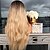 cheap Synthetic Trendy Wigs-Synthetic Wig Body Wave Middle Part Wig Long Bleach Blonde#613 Synthetic Hair 26 inch Women&#039;s Women Blonde