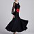 ieftine Dancewear-Ballroom Dance Dress Appliques Women&#039;s Performance Lycra