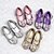 cheap Kids&#039; Princess Shoes-Girls&#039; Novelty / Flower Girl Shoes Synthetics Heels Dress Shoes Little Kids(4-7ys) / Big Kids(7years +) Sequin Purple / Pink / Gold Spring / Fall / Party &amp; Evening / Rubber
