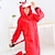 זול תחפושות של Onesie-קַרנָבָל חיה תחפושת Onesie תחפושת קרנבל פרה פיג&#039;מה אוברול פיג&#039;מת קיגורומי תחפושת מצחיקה ל מבוגרים גברים ונשים קרנבל קָרִיקָטוּרָה
