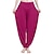 abordables bombachos y pantalones bombachos-Women‘s Harem Pants Breathable Quick Dry Moisture Wicking Zumba Belly Dance Yoga Bloomers Bottoms Light Purple White Black Modal Spandex Plus Size Sports Activewear High Elasticity Loose Fit
