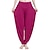 baratos bloomers e calças de harém-Calças de harém femininas respirável secagem rápida absorção de umidade zumba dança do ventre yoga bloomers fundos roxo claro branco preto elastano modal plus size sports activewear alta elasticidade