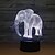 cheap Décor &amp; Night Lights-Irregular 3D Nightlight Night Light For Children Creative Birthday USB 1pc