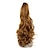 cheap Ponytails-Angelaicos Women Long Wavy Black Brown Blonde Natural Hairpiece Claw Clip on Hair Extension Ponytail