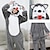 cheap Kigurumi Pajamas-Adults&#039; Kigurumi Pajamas Husky Animal Onesie Pajamas Flannelette Cosplay For Men and Women Halloween Animal Sleepwear Cartoon