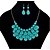cheap Jewelry Sets-Women&#039;s Resin Necklace Geometrical Drop Cute Earrings Jewelry Lake Blue / Yellow / Blue For Holiday 1 set