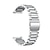 voordelige Garmin horlogebanden-Slimme horlogeband voor Garmin Fenix Chronos plaats 2 Garmin vivoactive 4 Fenix Chronos Roestvrij staal Smartwatch Band Aanpasbare Lengte Snelspanner 22 mm Zakelijke band Vervanging Polsbandje