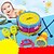 levne Dětské nástroje-Bicí Vzdělávací hračka Ruční zvonky Reproduktor Tamburína Bicí Klasické Plastický ABS Pro Dětské Děti Chlapecké Dívčí 5 pcs