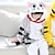cheap Kigurumi Pajamas-Kid&#039;s Kigurumi Pajamas Cat Tiger Onesie Pajamas Flannelette Yellow / Gray Cosplay For Boys and Girls Animal Sleepwear Cartoon Festival / Holiday Costumes