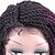 cheap Premium Synthetic Lace Wigs-Synthetic Lace Front Wig Plaited Side Part Lace Front Wig Ombre Short Black#1B Black / Burgundy Strawberry Blonde / Medium Auburn Black / Purple Medium Brown Kanekalon 16 inch Women&#039;s Women New