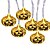 cheap LED String Lights-Halloween String Lights 2m 10 LED Glittering Jumbo Pumpkin Bulbs Decoration Lights for Outdoor Indoor Halloween Christmas Party Festival