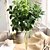 abordables Plantas artificiales-1 rama plantas artificiales decoración del hogar sala de estar mesa exhibición simulación flores