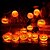 billige LED-stringlys-halloween gresskar ledede strenglys 3m 9.84ft 20 ledede ferielys 3d jack o lanterne for utendørs dekor flimrende mote