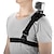 billiga Tillbehör till GoPro-Bröstbälte Klistrig Stretch Mobiltelefon För Actionkamera Resa Skjutning Bergsklättring ABS + PC