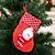 billige Julepynt-santa strømpe sok slik poser juletræ ornamenter vedhæng gavepose til børn pejs hængende indretning festforsyning-6stk