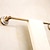 cheap Towel Bars-Multifunction Towel Bar Antique Brass and Ceramic Printing Bathroom Shelf Single Rod Wall Mounted Electroplated