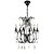 abordables Diseño de vela-QINGMING® 53 cm (21 inch) Cristal Lámparas Araña Estilo de vela Galvanizado Tradicional / Clásico 110-120V / 220-240V