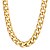 cheap Men&#039;s Chain Necklaces-Men&#039;s Chain Necklace Cuban Link Mariner Chain Fashion Rock Hip-Hop Cool Stainless Steel Gold Plated White Black Gold Necklace Jewelry For Special Occasion Birthday Gift