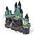abordables Decoración de acuarios y grava-Pecera Decoración de Acuario Adornos Castillo Arco iris No Tóxico y Sin Sabor Resina 23*9.5*24 cm