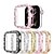 cheap Smartwatch Case-Watch Case Compatible with Apple Watch Series 8 7 41mm 45mm / Series 6 5 4 SE 40mm 44mm / Series 3 2 1 38mm 42mm Scratch Resistant Bling Diamond Dust Proof PC Watch Cover