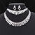 cheap Necklaces-Women&#039;s Choker Necklace Collar Necklace Tassel Fringe Chunky Statement Ladies Tassel Dubai Platinum Plated Gold Plated Yellow Gold Golden Silver Silver 3pcs Jewelry Set Golden 3pcs Jewelry Set