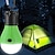 baratos Lanternas e luzes de campismo-luz de acampamento ao ar livre à prova d&#039;água com gancho 2pcs 3w baterias brancas reguláveis alimentadas com iluminação ao ar livre piscina luz de barraca portátil LED mini luz de acampamento 3