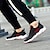 cheap Men&#039;s Athletic Shoes-Men&#039;s Trainers / Athletic Shoes Comfort Shoes Driving Shoes Sporty Outdoor Running Shoes / Walking Shoes Tissage Volant Non-slipping Wear Proof Black / White / Black Striped Color Block Spring
